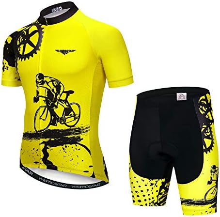Muški biciklistički dres i kratke hlače postavljaju bicikl s kratkim rukavima i kratke hlače planinska odjeća