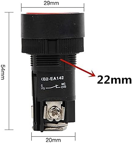 TWRQA 22mm prekidač za samo-zaključavanje XB2-EH135 EH145 EH155 prekidač za prekidač za napajanje