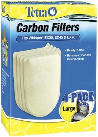 Tetra karbonski filteri veliki 4 PK odgovara Whisper EX30 EX45 EX70 kertridž LG Filter