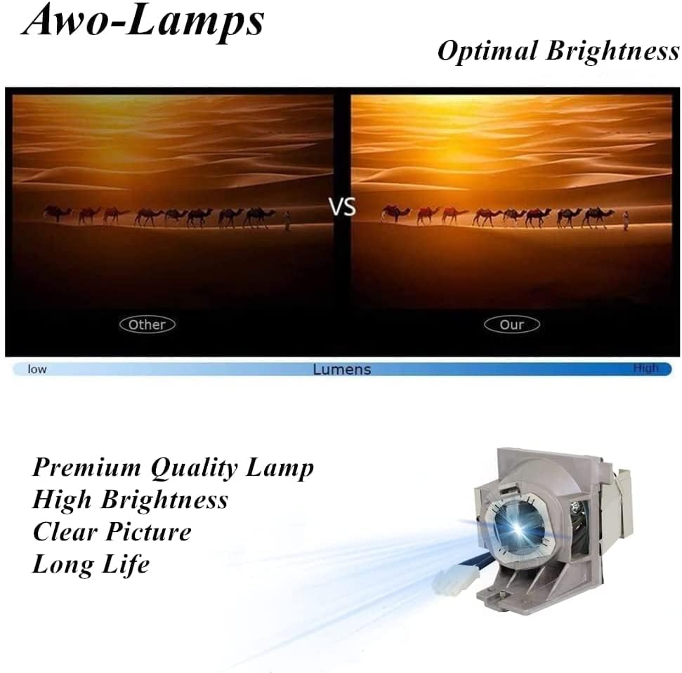 AWO Original UHP240W žarulja za 5j.jhn05.001 sa kućištem za BenQ W1700, W1720, HT2550, TK800, TK800M projektori