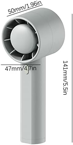 Delartsy Turbo Ručni ventilator USB listovni mali malog ventilatora punjiva prijenosni studentski džepni