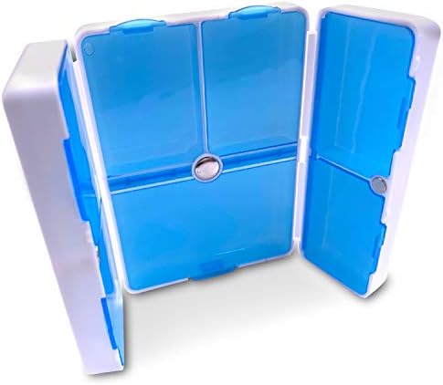 Magnetna sklopiva prenosiva kutija za pilule medicina Planer case medicine, Organizator kutija za držače
