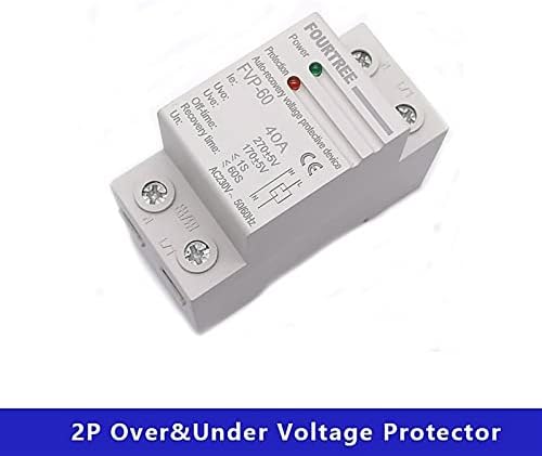 1pcs preko i pod naponom Zaštitni uređaj Automatski samo-oporavak Reconnect Section Relej AC 220V DIN šina