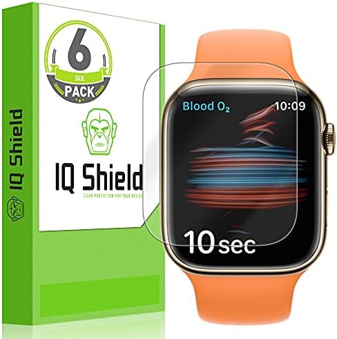 IQShield zaštitnik zaslona Kompatibilan sa Apple Watch serije 8 / Apple Watch Series 7 Anti-Bubble Clear