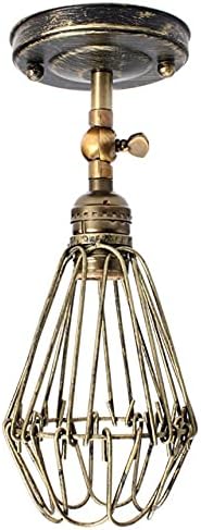 Anyufei moda Vintage žičana lampica Cage Diy Lampshade industrijska svjetiljka za zaštitu lampica lampica