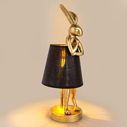 JGOEWBJ zeko stolne lampe, dnevni boravak Spavaća soba Rabbit Dekor Light Bedside Vintage Lamp Retro