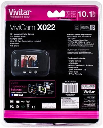 Vivitar V8025 8.1 MP HD Super tanka digitalna kamera sa 2.4-inčnim TFT LCD-om