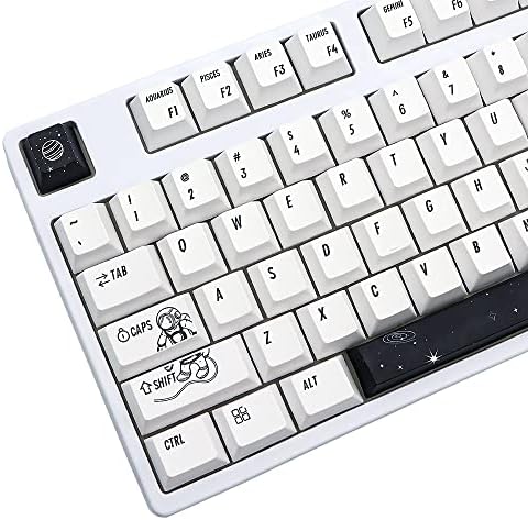Molgria Keycaps Outer Space 134 Set za mehaničku tastaturu, prilagođene PBT Cherry profilne kape za ključeve