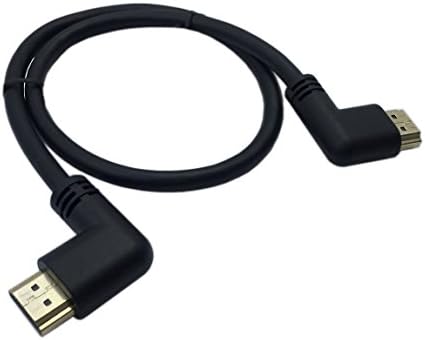 Cerrxian 0,5m brzi HDMI 2.0 HDMI lijevi kut mužjak do HDMI desni kut muški kratki kabl ultra HD 4K x 2k