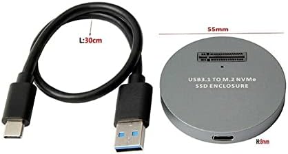 CSYANXING USB3.1 do M. 2 NVME SSD kućišta Hard Case M-Key SSD za Type-C USB 3.1 USB3.0 Box Convertor