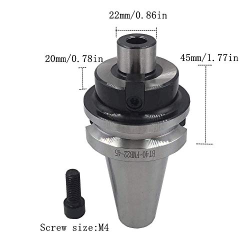 GBJ BT40 FMB22-45L Alat + Bap400R 50-22-4T 50mm / 1,96 Glodač za mljevenje za lice End Clourl Glowing Cutter
