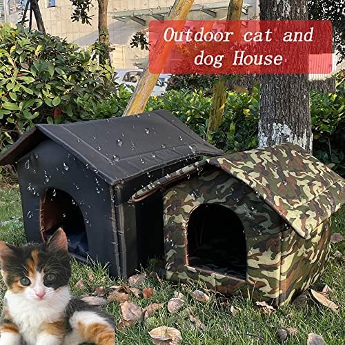 Izdržljiva velika kuća za pse u zatvorenom vanjskom vremenu otporno na vanjsku kuću za kućne ljubimce