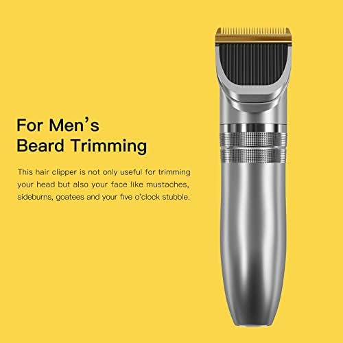 Walnuta Muškarci Beard obrezivanje Profesionalne klipnje za kosu USB punjivi stroj za rezanje kose za rezanje