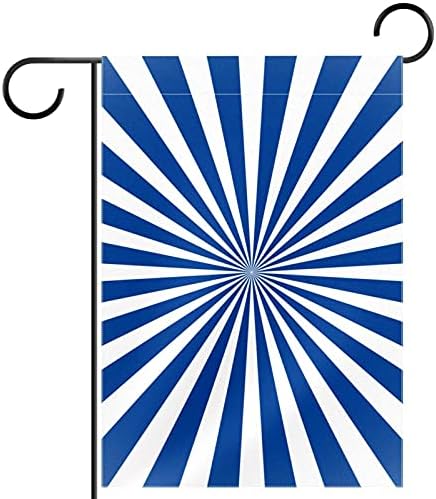 Baštenske zastave 12x18 dvostrane Dvorišne zastave vodootporne baštenske zastave za spoljašnjost, plave