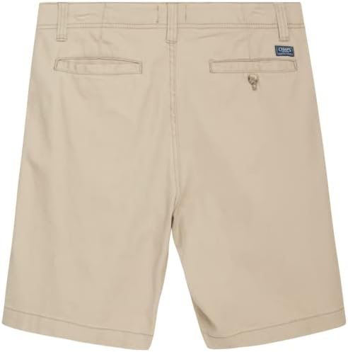 Muške kratke hlače-7 Classic Fit Khaki Shorts - ravne prednje hlače iznad koljena za muškarce