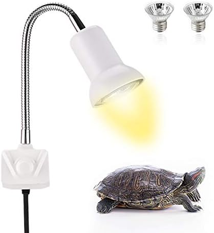Seven Master 25W Reptile toplotna žarulja, Basking Spot lampica za akvarij sa držačem, UVA UVB Stezaljka
