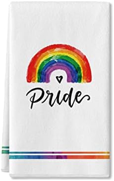ArtOid mod Pride Rainbow LGBT FingerTip ručnik, sezonski odmor Soft & Apsorfantni kućni ručnik ručnika za