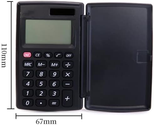 JFGJL Portalni kalkulator džep mini kalkulator Mala 8-znamenkasta poklopac baterija Solarna dvostruka snaga