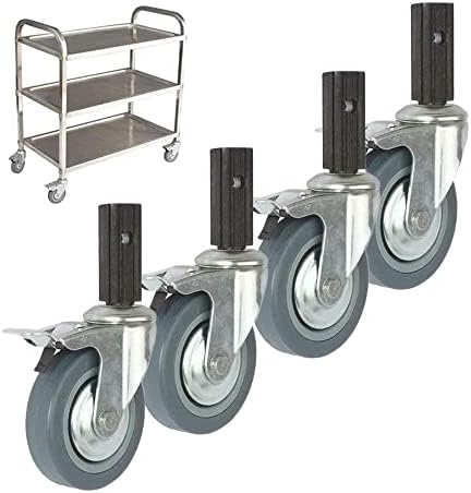 Nianxinn zakretni zakretački zakretni točak, kolica za kolica za kolica, zvuk teškim kotačićima, kolač sa