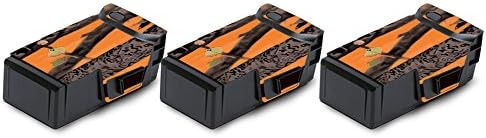 Mighyykins kože kompatibilan sa DJI-om Mavic Air Drone - narandžasti Camo | Baterija | Zaštitni, izdržljivi i jedinstveni poklopac zamotavanja vinilnog dekala | Jednostavan za prijavu, uklonite | Napravljeno u sad