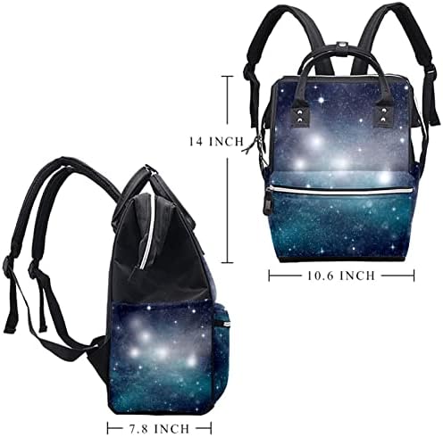 Guerotkr putnički ruksak, vrećice za pelene, ruksak pelena, galaxy starry star planeta