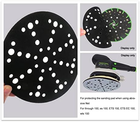 VIEUE brušenje abrazivnog brušenja 6-inčni 150 Mm disk za zaštitu jastučića za lapiranje sa 48 rupa Crni