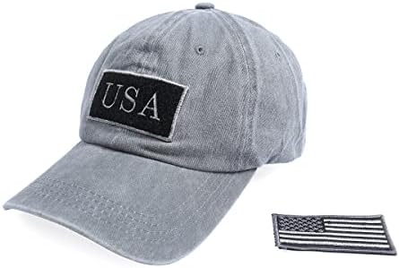 Ležerni Bejzbol šešir - kapa za sunce svjetlucava šljokica Glitter USA Zastava, Patriotski vizir, igra Podesiva