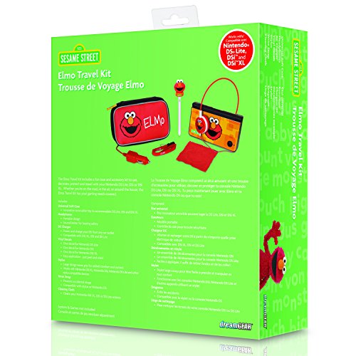 dreamGEAR Sesame Street 7-u-1 putni komplet za Nintendo DSi XL, DSi i DS Lite