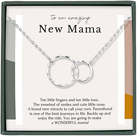 Nadam se da ljubav sija Mama da bude poklon ogrlica - prvi put mama poklon za očekivanu majku-trudnoća pokloni