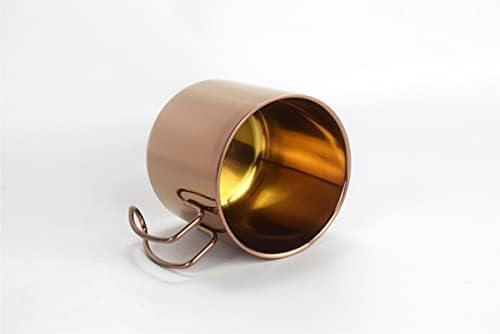 DiobVNG šalica od nehrđajućeg čelika, dvostruko kampiranje od 15 oz, metalne čaše s ručkom i protiv pada
