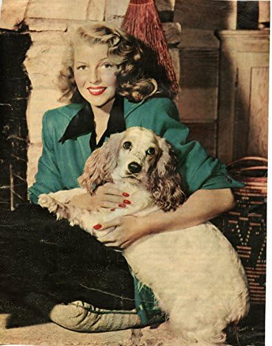 Rita Hayworth original 1pg 8X10 fotografija časopisa za izrezivanje s3708
