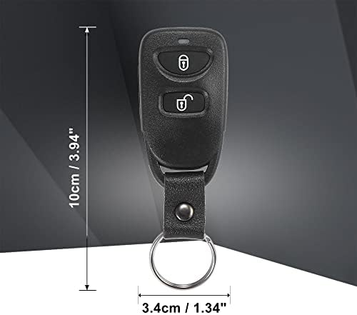 X Autohaux 2pcs 433MHz TQ8RKE-4F14 Zamjenski unos bez ključa daljinski ključ za ključeve za Hyundai Accent