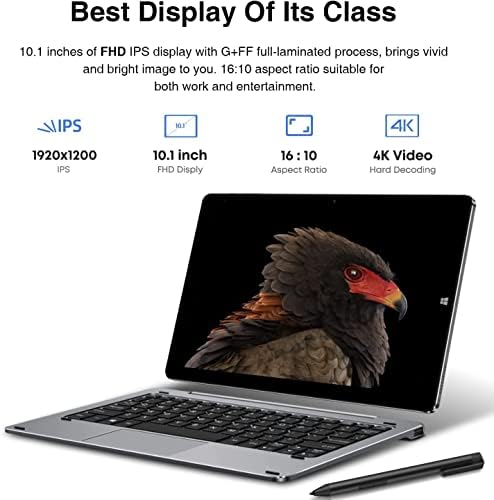 CHUWI Hi10 X, 10.1 Tablet sa tastaturom i olovkom, 6GB LPDDR4 128GB skladište, 1920x1200p ekran osetljiv