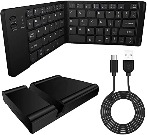 Radovi Cellet Ultra tanka sklopiva Bežična Bluetooth tastatura kompatibilna sa Garmin zumo sa držačem telefona-punjiva
