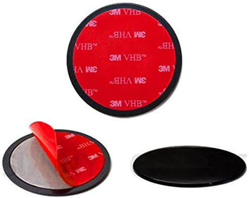 Navitech 80mm kružni ljepljivi univerzalni disk s crticom kompatibilan s upotrebom sa usisnim čašama vjetrobrana kompatibilnim s Garmin nüvi 40