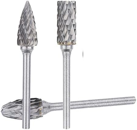 Carbide Rotary turpija za Metal 2.35 mm dvostruko rezani Rotary Burrs Metal Milling 1set