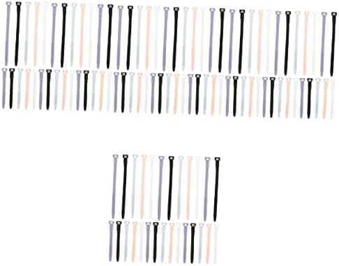 Operilacx 160 kom silikonska kravata silikona zip veze Silikateska gel šareni podatkovni linij kabel