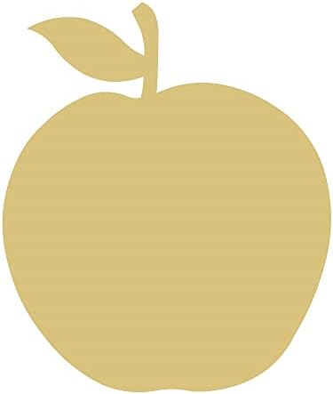 Izrez od jabuke nedovršena voćna hrana za drvo ljetni dekor svakodnevna vješalica za vrata MDF oblik platna