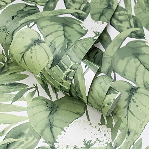 Tempaper Jungle zelena tropska uklonjiva tapeta od kore i štapa, dva pakovanja, 20,5 in x 16,5 ft, proizvedena