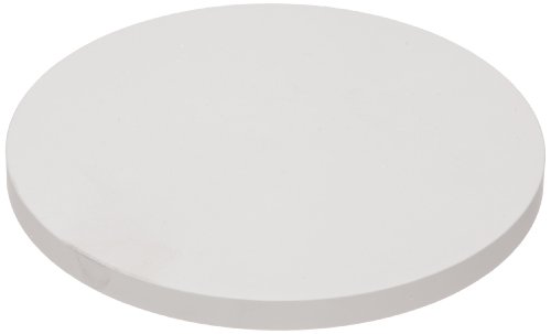 Porozni keramički disk, čisto bijeli, ulaz zraka 0,5 bara, veličina pora od 6 mikrona, 3-1 / 8 od, Debljina