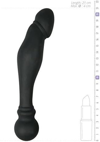 Analna kolekcija EasyToys - analni dildo za muškarce i žene - 21 cm - Crne analne igračke - stimulator prostate