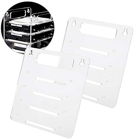 EBTOOLS Acrylic Plate hard disk Rack, DIY transparentan 3.5/2.5 inčni HDD cage Tray podrška 4 Hard disk