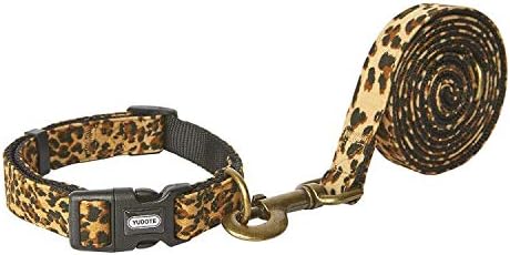 Petyry povodac za pse Leopard uzorak izdržljiv povodac za kućne ljubimce za štene, srednjeg psa i velike