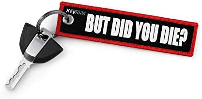 Keytails Pristalice, premium Ključna oznaka za automobile, motocikl, džip, offroad [Ali jeste li umrli?]