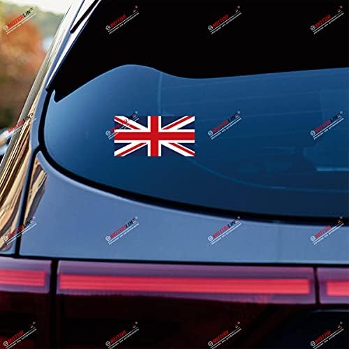 2x reflektirajući 4 '' britanska zastava zastava ulica Jack naljepnica naljepnica za naljepnicu automobila