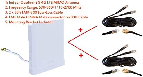 3G 4G LTE unutarnji vanjski bend Mimo antena za Sprint Netgear LTE Gateway 6100D