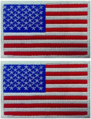 4 AMERIČKA ZASTAVA, 5mlggoods obrnuto crvenoamerička zastava Crvena američka zastava šivati, patriot taktičke