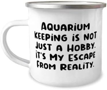 Lijepo držanje akvarija, čuvanje akvarija nije samo hobi. To je Moj bijeg od stvarnosti, smiješna krigla