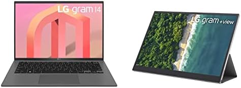 LG Bundle Gram 14z90q Ultra lagan-Laptop, 14 IPS-ekran, Intel Evo 12. generacije i7 1260p-procesor, 16GB