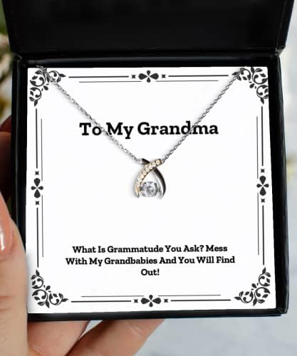INSPIRMACIJALNA GRANDMA Plesna ogrlica za ples, šta gramatike pitate nered sa!, Prisutni za baku, fantastične